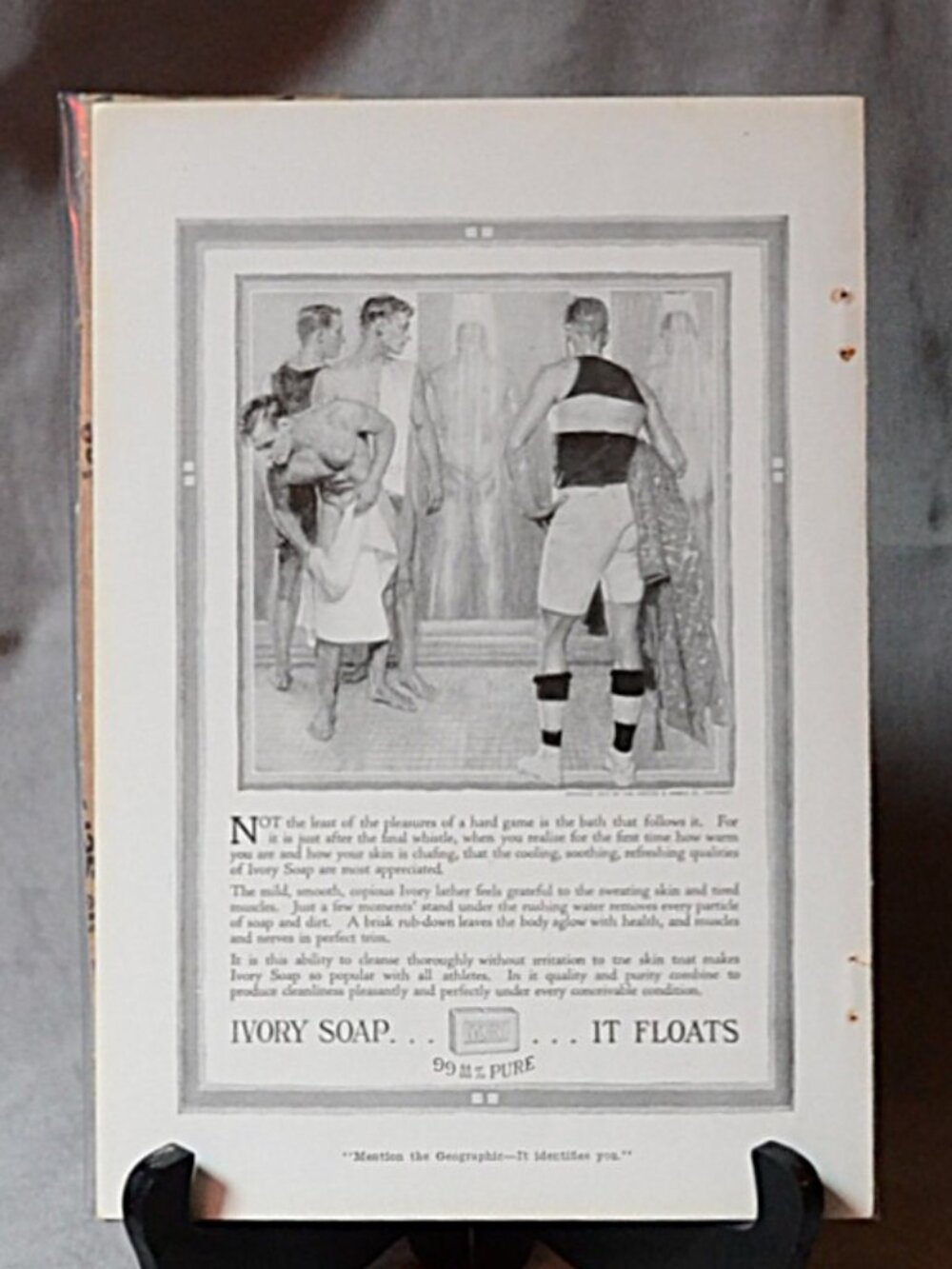 Original Early 20th Century Ivory Soap Ad.